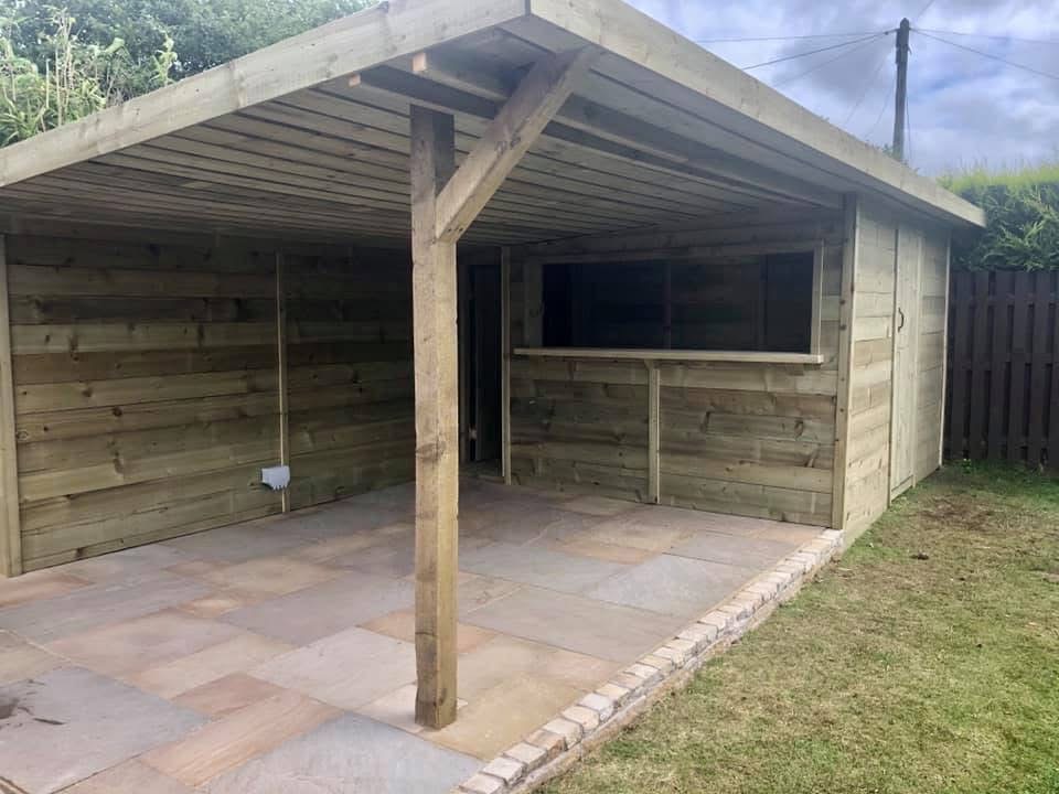 Bespoke outdoor garden creation Glasgow by Lenzie Landscapes